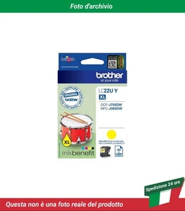 LC-22UY Brother MFC-J985DW Cartuccia Inchiostro Giallo - Zdjęcie 1 z 4