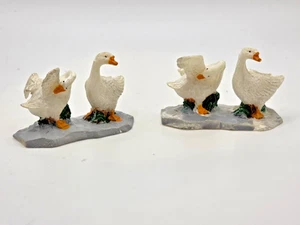 Lemax • Zwei Sets Weißgepaarte Gänse - Bild 1 von 7