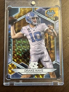 Bowman's Best University 2023 - Drake Maye #96 refractor geométrico dorado/50 (RC) - Imagen 1 de 3