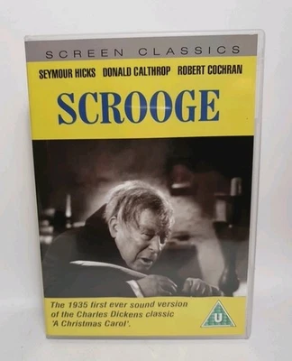 SCROOGE 1935 DVD Seymour Hicks Donald Calthrop Uk Dvd - Image 1 of 4