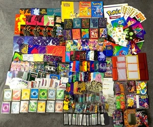 Over 550 Pokemon Accs Lot tins-binders-sleeves-dividers-coins-stands-toys-dice - Picture 1 of 7