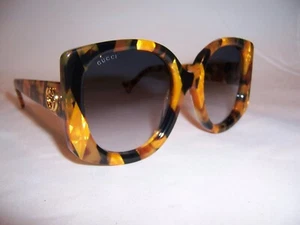 NEU GUCCI SONNENBRILLE GG 1257S 004 HAVANA/BLAU 53 MM AUTHENTISCH 1257 - Bild 1 von 8