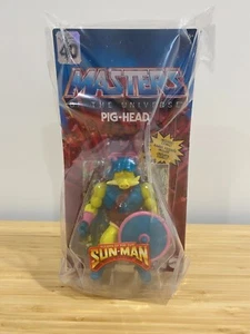 Mattel Masters of the Universe Origins Sun-Man Pig-Head BBTS Collector Grade - Picture 1 of 3