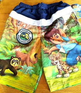 Kids Nickelodeon Nick Jr. DIEGO Animal Rescue Swim Trunks New with Tags Sz 8 - Picture 1 of 5