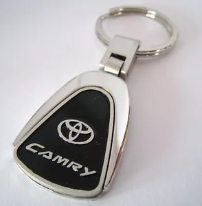 CAMRY KEY CHAIN RING FOB TOYOTA HYBRID XSE 2025 2024 BLACK - Picture 1 of 1