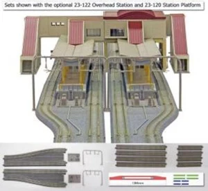 KAT20874 N V15 Unitrack Juego de doble vía para estación - Imagen 1 de 2