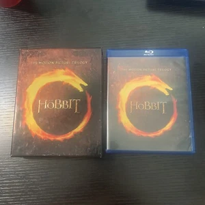 The Hobbit Motion Picture Trilogy (Blu Ray+DVD,9 Disc) Authentic US RARE OOP - Picture 1 of 10