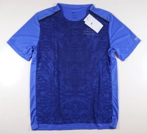 NIKE DRI FIT RISE 365 RUN DIVISION RUNNING SHORT SLEEVE TOP DM4769-432 MEN XL - Picture 1 of 15