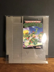  Teenage Mutant Ninja Turtles-NES 1989 - PROBADO/FUNCIONA - juego con estuche protector 🙂 - Imagen 1 de 4