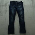 Seven7 Jeans Women's 4 Blue Low-Rise Slim Boot Cotton Blend Denim Pants 30x31
