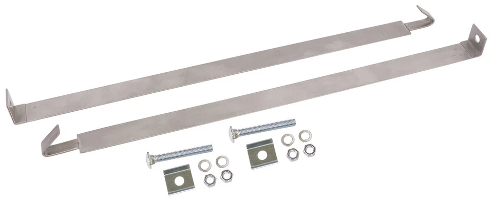 1961 1962 1963 1964 CHEVROLET IMPALA STAINLES STEEL GAS TANK STRAPS 61C-9320 — 第 1/1 张图片