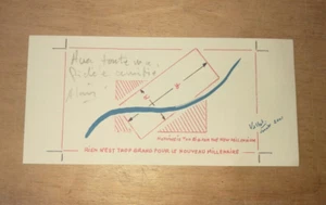 KUNST SIEBDRUCK DES MALERS ALAIN VALTAT 2001 SIGNIERT + HANDSCHRIFTLICHES WORT - Bild 1 von 1
