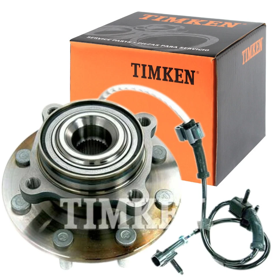 Cojinete de rueda delantera y buje 4x4 Timken para Chevy Silverado Sierra 1500HD 3500 8 tacos Foto 1 de 4