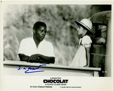 Autographed 8 x 10 Photo Movie Actor Isaach de Bankolé Black Panther 