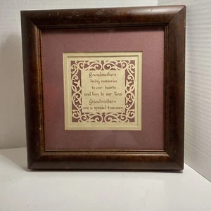 Paper Cutting Scherenschnitte Grandmothers artwork 1999 Made in USA Framed G1 - Picture 1 of 7