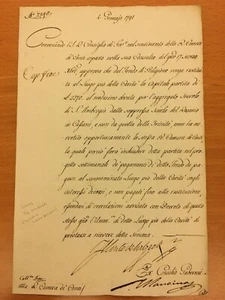 Lettera firmata da Johann Joseph Wilzeck - Picture 1 of 1