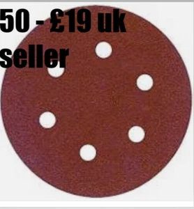 150mm SANDING DISCS 6 Hole Sandpaper 40 - 1000 Klingspor alternative - Picture 1 of 2