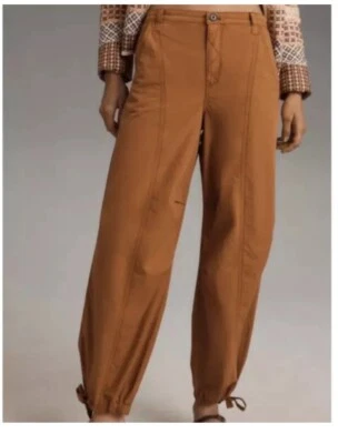 Anthropologie Pilcro Brown Tactical Utility Pants NWT Size Large Petite - Image 1 of 4