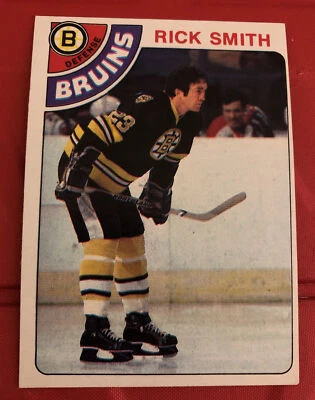 1978/79 Topps Hockey Card #164 Rick Smith Boston Bruins - Image 1 of 2