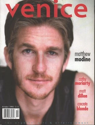 Venice Magazine - October 1992 - Matthew Modine - Matt Dillon - Concrete Blond - Image 1 of 2