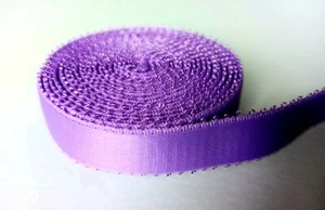 Elastico per fare reggiseno/cinturino. Semi lucido in raso. Larghezza 13 mm e 19 mm. Colore Lilla - Foto 1 di 4