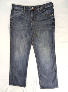 LEE Modern Series L342 Jeans - Mens Blue Straight Fit Staight Leg 36x30 - STAIN - Picture 1 of 19