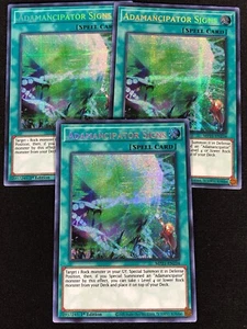 Yugioh Adamancipator Signs MP21-EN234 1ST SECRET x3 (NM) - Picture 1 of 1