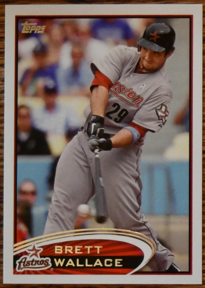 2012 Topps #43 Brett Wallace RC Rookie Houston Astros - Image 1 of 1