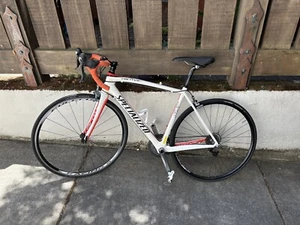Specialized Tarmac SL2 Elite, white primary color with orange as secondary color - Picture 1 of 1
