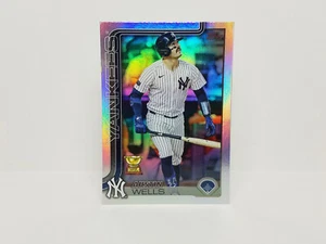 2025 Topps #591 Austin Wells, Yankees (GRC) - Rainbow Foilboard Parallel - Picture 1 of 2