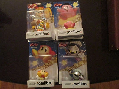 AMIIBO Meta Knight Waddle Dee King Dede Kirby COMPLETO NINTENDO WII U SWITCH Foto 1 de 4