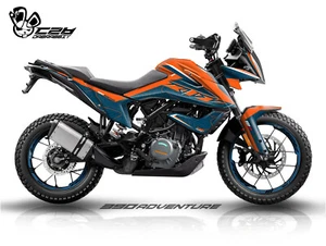 NEW Graphic kit for ktm 390 Adventure Graphic Decal Sticker Kit (CL-ON) - Picture 1 of 6