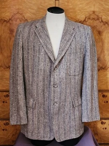 MENS ALPAGORA TWEED BLAZER SPORT COAT TAILORED by STRATBURY ~ 44R - Picture 1 of 5