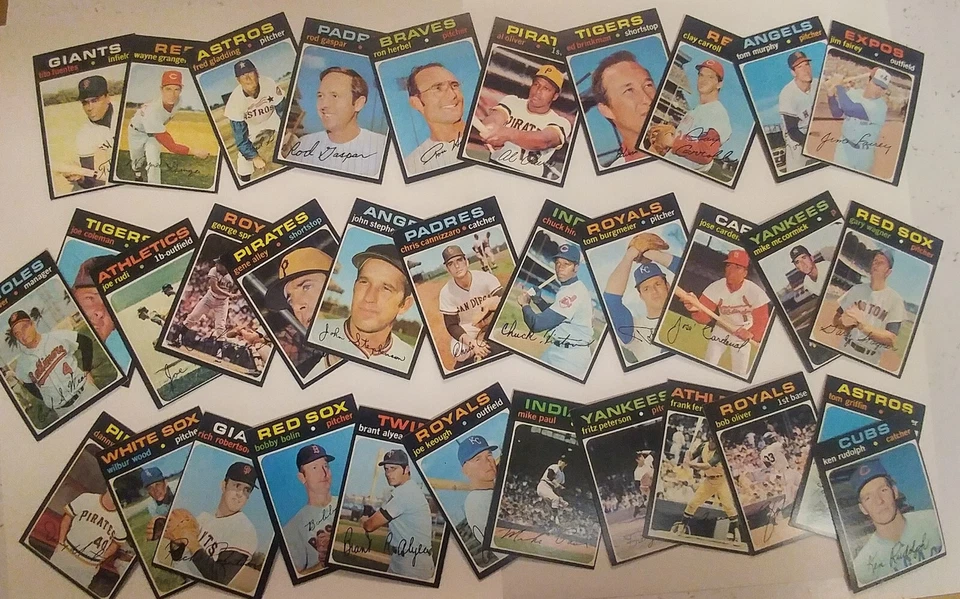 Tarjetas de béisbol Topps 1971 - #378 a #685 Foto 1 de 1