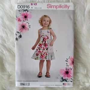 Simplicity 8145 Sewing Pattern (Simplicity D0916) * Size: 3 - 8 - Picture 1 of 3