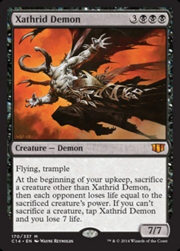 MTG - Xathrid Demon - Commander 2014 - NM, English Magic FLAT RATE SHIP - Image 1 of 1