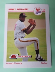 Jimmy Williams 1991 Line Drive AAA #396 - Phoenix Firebirds - Imagen 1 de 2