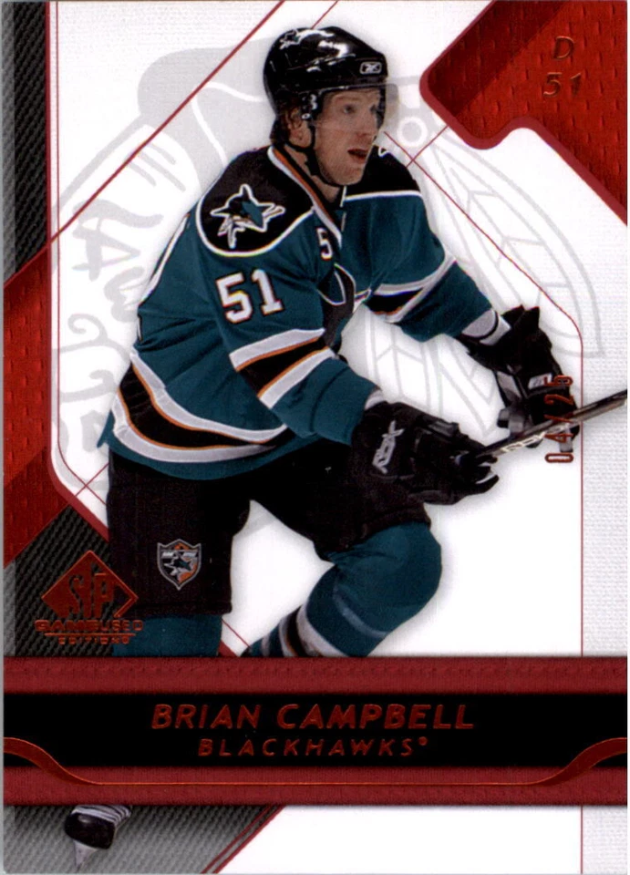 2008-09 SP Game Used Platinum Hockey Card Pick - Image 1 of 1
