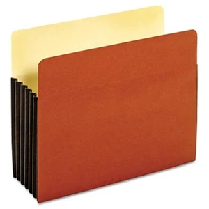 Globe-Weis 63274 Drop Front Expanding File Pocket- Top Tab- 5 1/4&quot;- Lett... - Picture 1 of 1