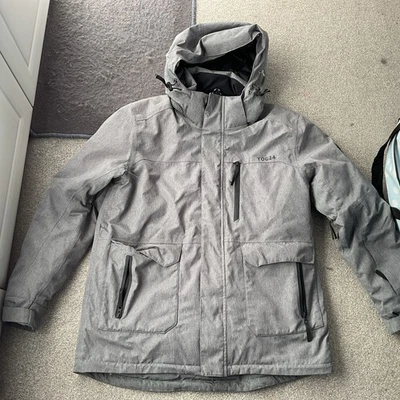 Tog 24 Ski Jacket Mens large Grey removable hood used but excellent condition  - Image 1 of 4