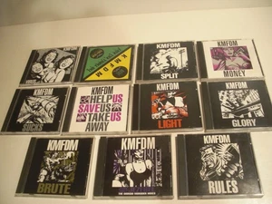 LOT 11 CDs KMFDM: Virus/Kult/Split/Money/Sucks/Help/Light/Glory/Brute/Juke/Rules - Imagen 1 de 24