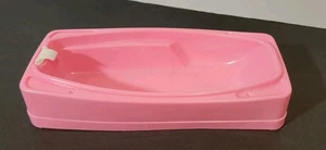 1993 Mattel Vintage Pink Bathtub Barbie Hard Plastic Bath Tub Bath Accessory - Picture 1 of 6