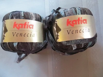 Lote 2 Hilos Cinta Katia Venecia Color 3201 50g Foto 1 de 4