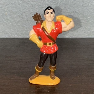 Figura de PVC Gastón de La Bella y la Bestia de colección adornos para pasteles años 90 Disney - Imagen 1 de 3
