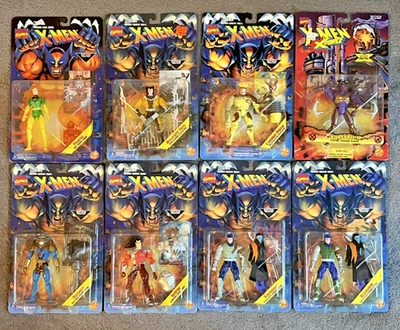 Lot of 8 ToyBiz X-Men X-Force 1995 Action Figures MARVEL COMICS NEW SEALED - Image 1 of 4