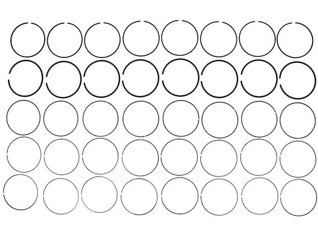 Piston Ring Set Mahle 31GYYM65 for Dodge Ram 1500 Viper 2003 2004 2005 2006 - Image 1 of 1