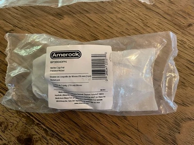 Taza de gabinete Amerock BP36640PN 4"/3" 102 mm níquel pulido Foto 1 de 2