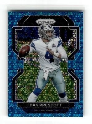 DAK PRESCOTT 2021 Panini Prizm No Huddle Blue Disco #242 Cowboys 35/79 - Image 1 of 2