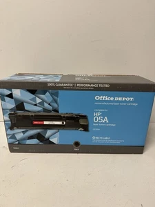Office Depot für HP 05A (CE505A) Schwarz Toner Druckerpatrone für HP LaserJet - Bild 1 von 2