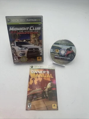 MIDNIGHT CLUB LOS ANGELES COMPLETE EDITION PLATINUM HITS XBOX 360 GAME 2009 - Image 1 of 4
